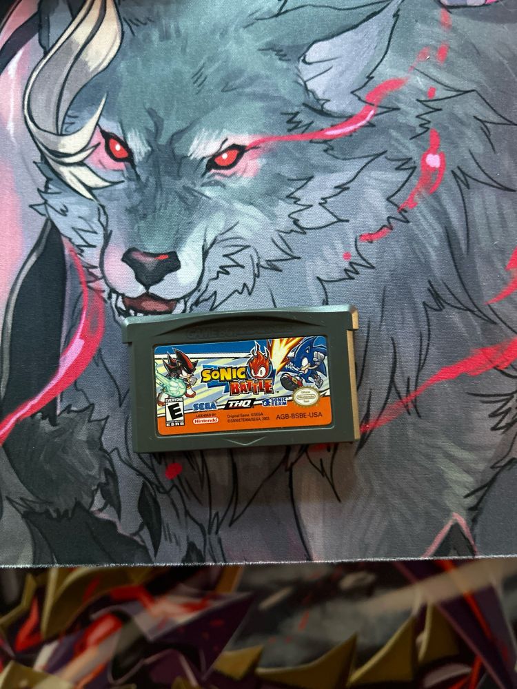 gameboy advance game: Sonic Battle 