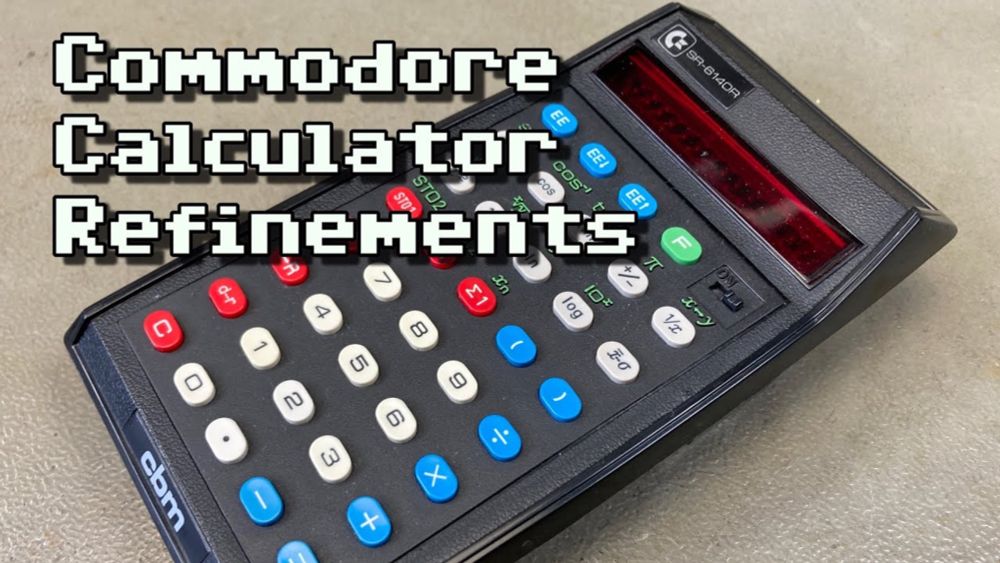 1970s Commodore Calculator Refinements