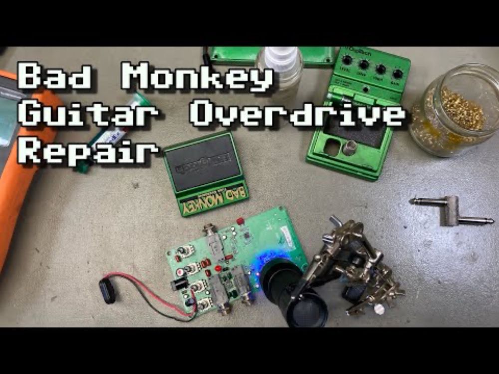 Digitech Bad Monkey Guitar Overdrive Pedal Repair