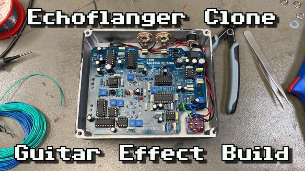 Echo Flanger (Dandy Horse) DIY Guitar Pedal Build