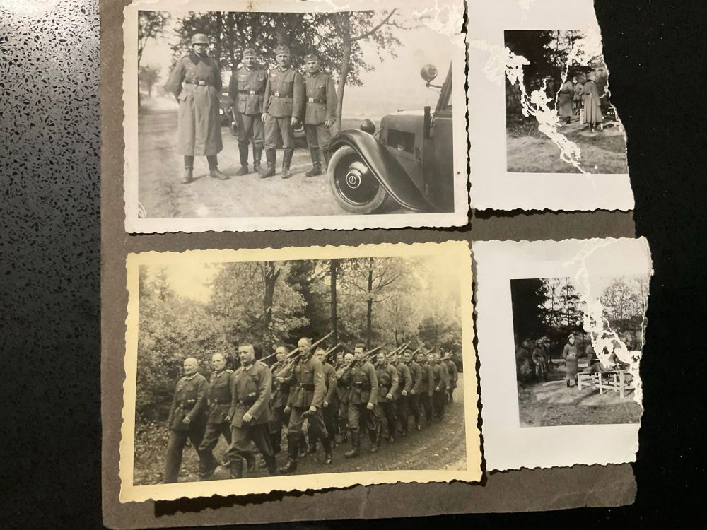Four WW2 photos of German soldiers.