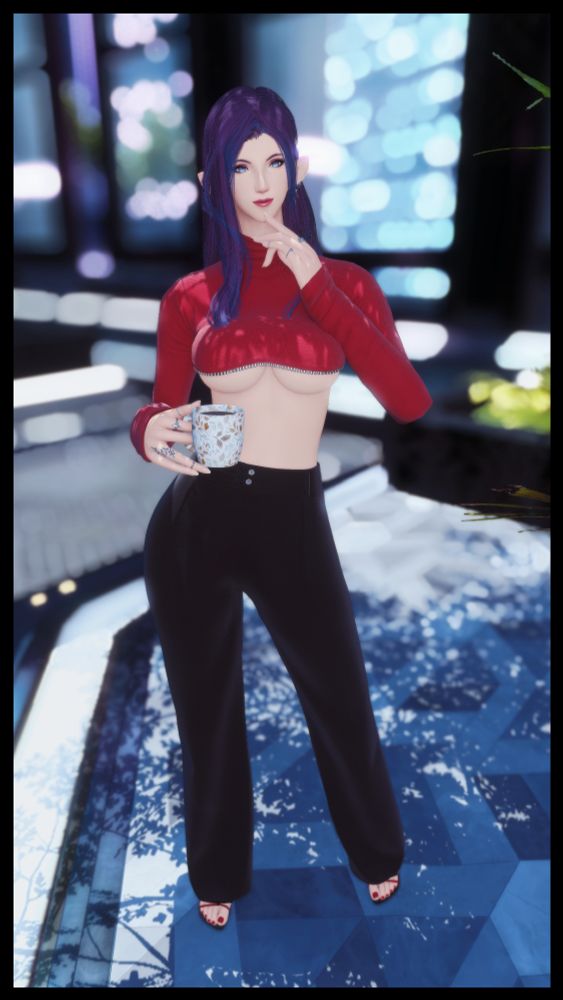 Underboob. (Consider getting a privacy screen for your phone. It's 2025.)