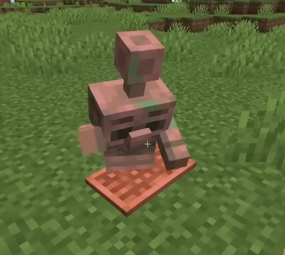Copper golem using a copper keyboard from an old video of mine