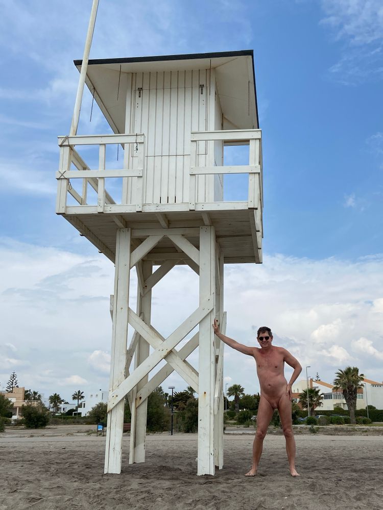 Me at the lifeguard house.