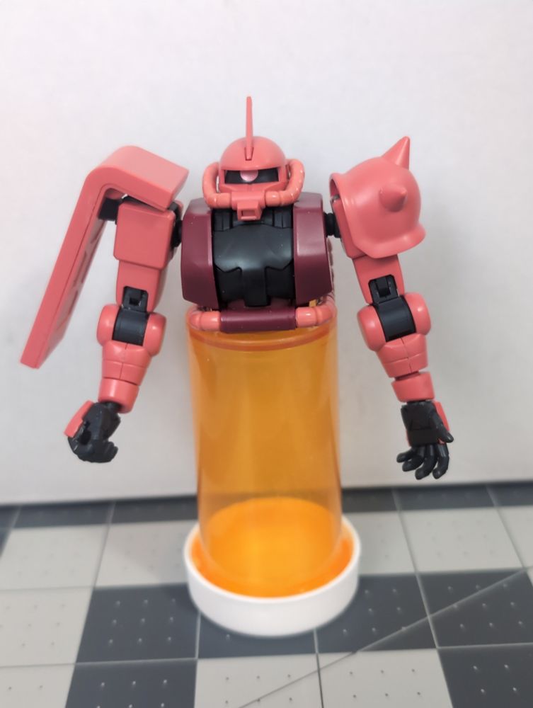 Body, head and arms of MS-06S ZAKU II