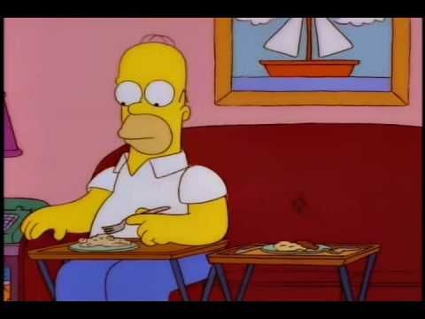 The Simpsons - His dinner's getting all cold and eaten
