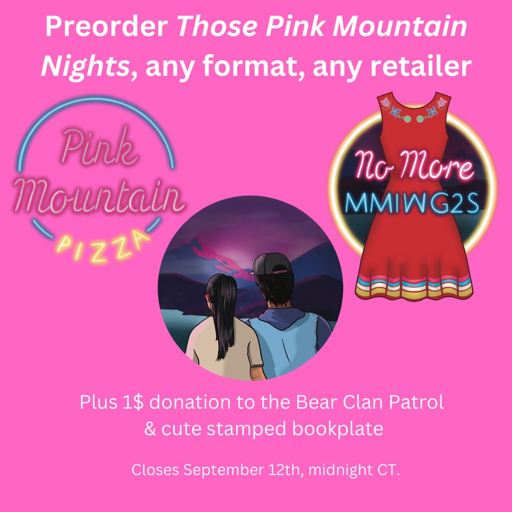 Preorder Those Pink Mountain Nights, any format, any retailer graphic.