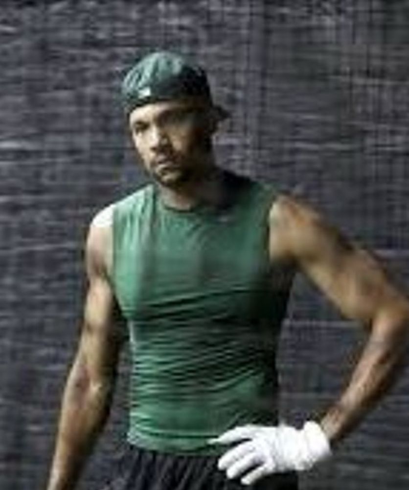 Stephen Bishop as David Justice in MONEYBALL