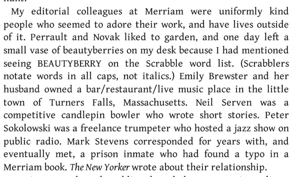 “Neil Serven was a competitive candlepin bowler who wrote short stories.”