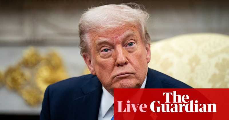 US judges block aspects of Trump agenda as president targets Democratic fundraising platform – live