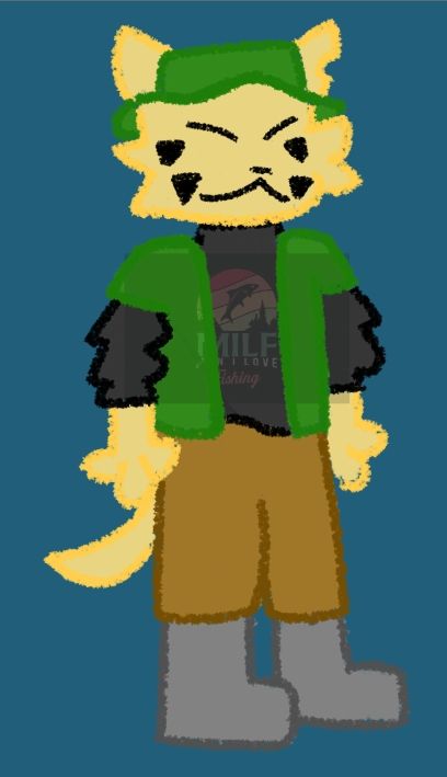 fisher cat drawn by me