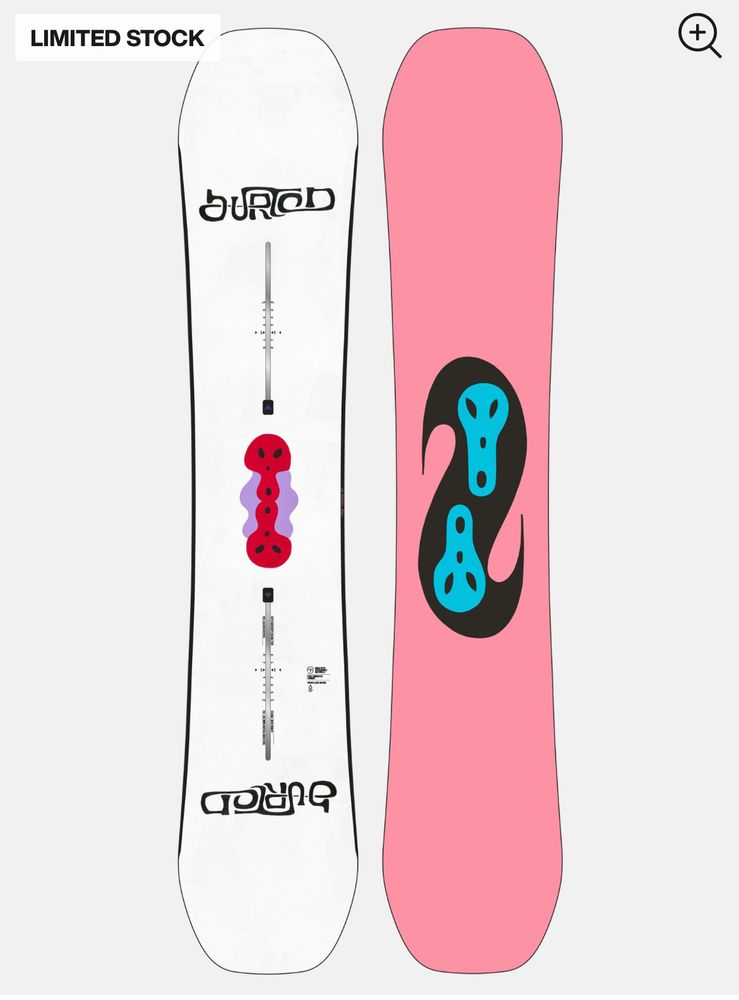 Burton free thinker camber snowboard