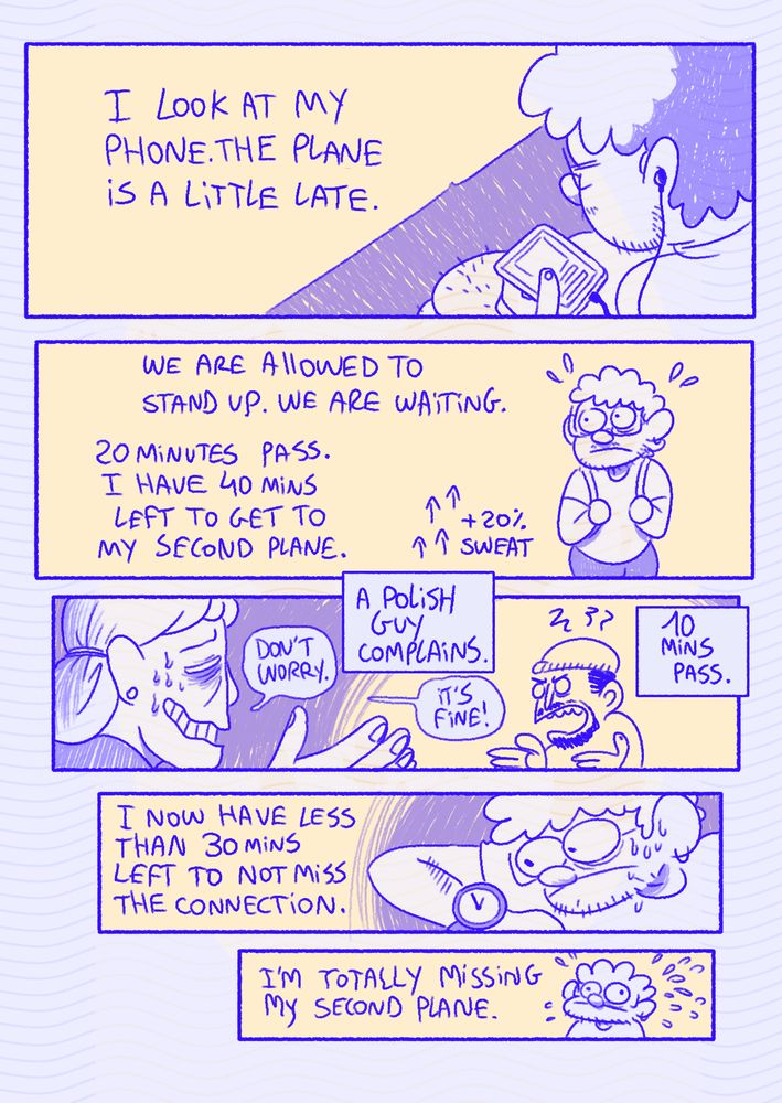 Big surprise, the plane is late! We totally wonder if im going to miss my second plane!