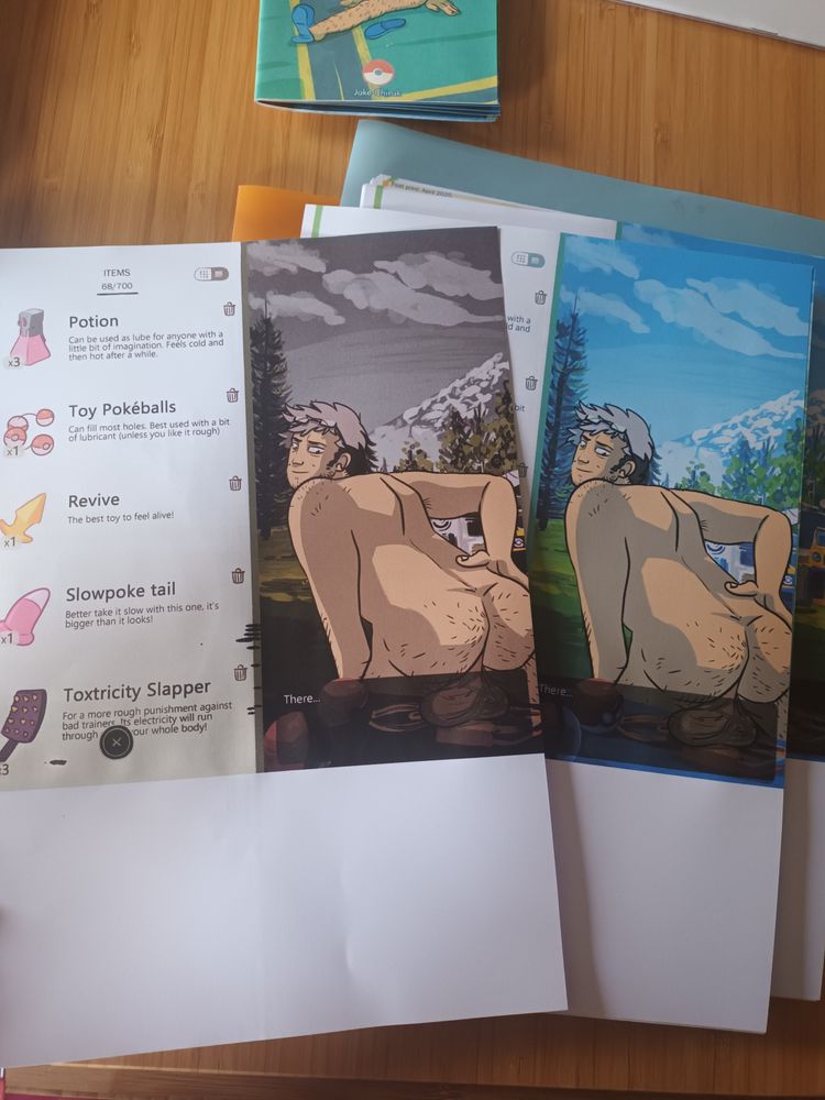 A picture of two prints next to each other showing the difference of color