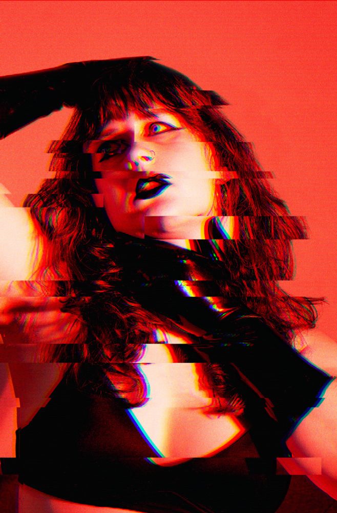 Glitching Self Portrait 