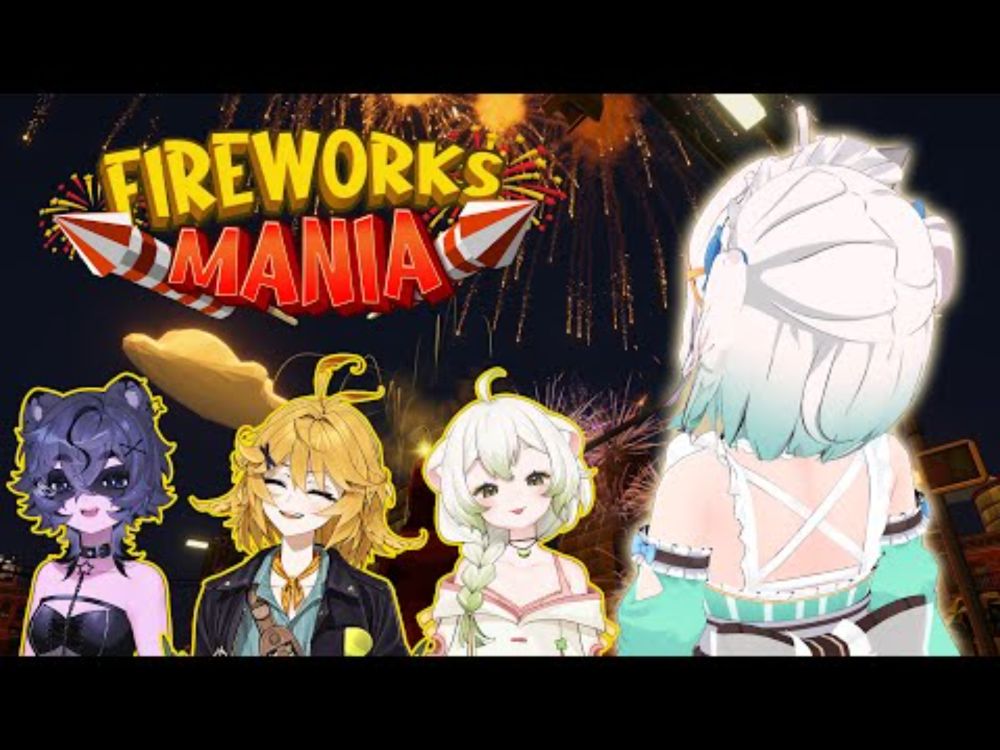【FIREWORKS MANIA COLLAB】a calm and totally normal night with the sloppy sisters【Maid Mint Fantome】