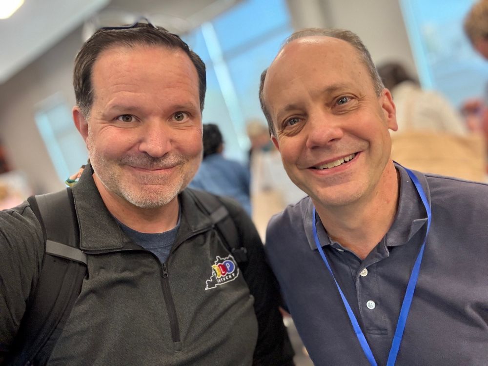 James and Tim selfie