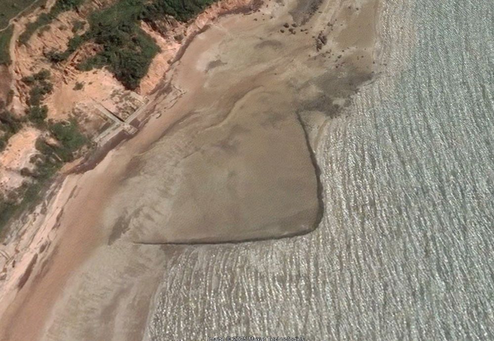 Stone #fishweirs, São José de Ribamar, Maranhão, Brazil