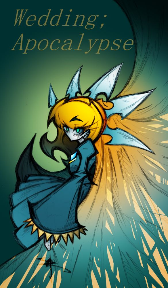 OC featured - Setsuna Nishimura/Wedding;Apocalypse
Hajime Ueda-inspired piece of my favorite magical girl OC