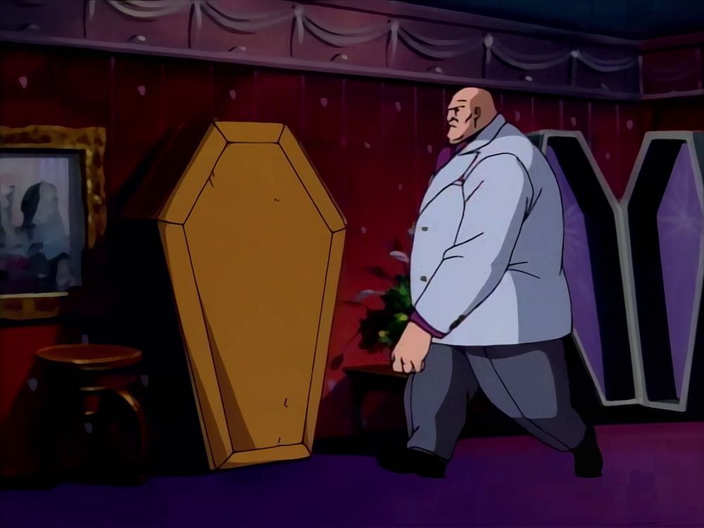 The Kingpin in funeral parlour