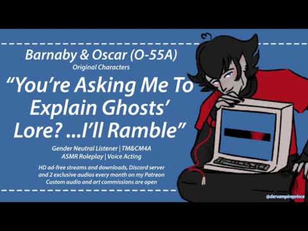 ASMR | Nerdy Vampire Explains Ghost Band Lore To You [MM4A] [Rambles... A Lot of Rambles...]