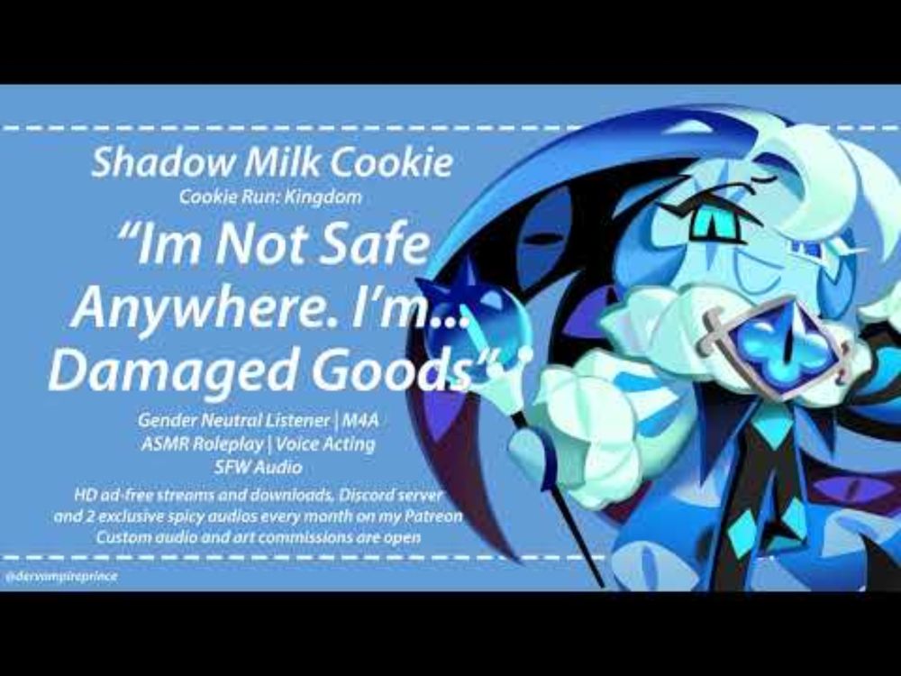 ASMR | Cookie Run - Comforting Shadow Milk Cookie After A Nightmare [M4A] [Reverse Comfort]
