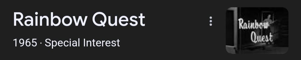 Rainbow Quest

1965 - Special Interest