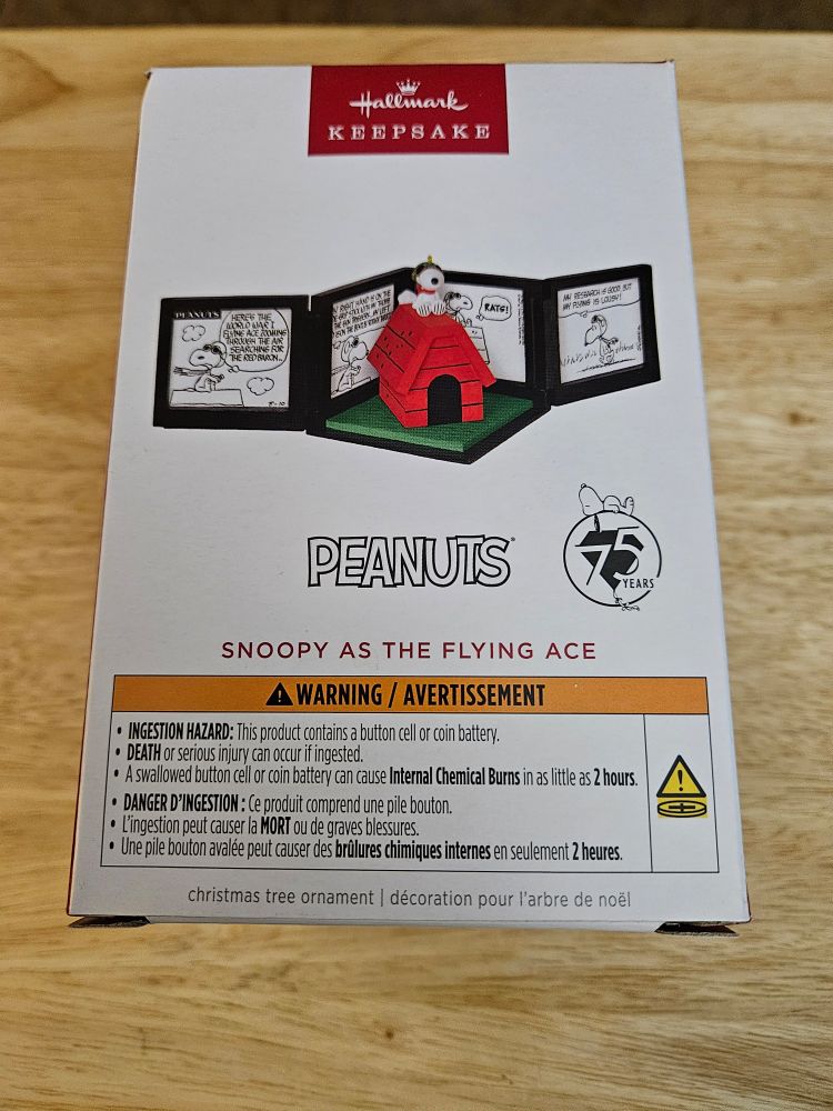Snoopy as the Flying Ace ornament