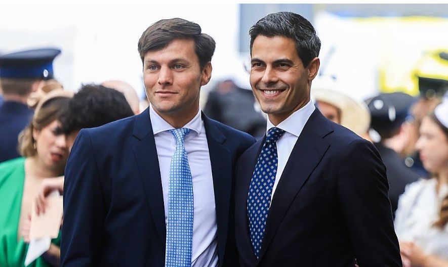 Rob Jetten (re.) mit seinem Verlobten Nicolás Keenan