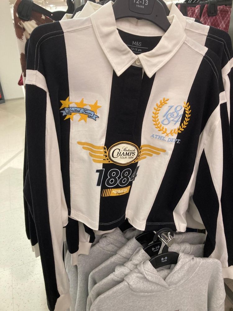 An awful knockoff which looks a bit like the retro nufc kit Adidas launched in Jan. 
