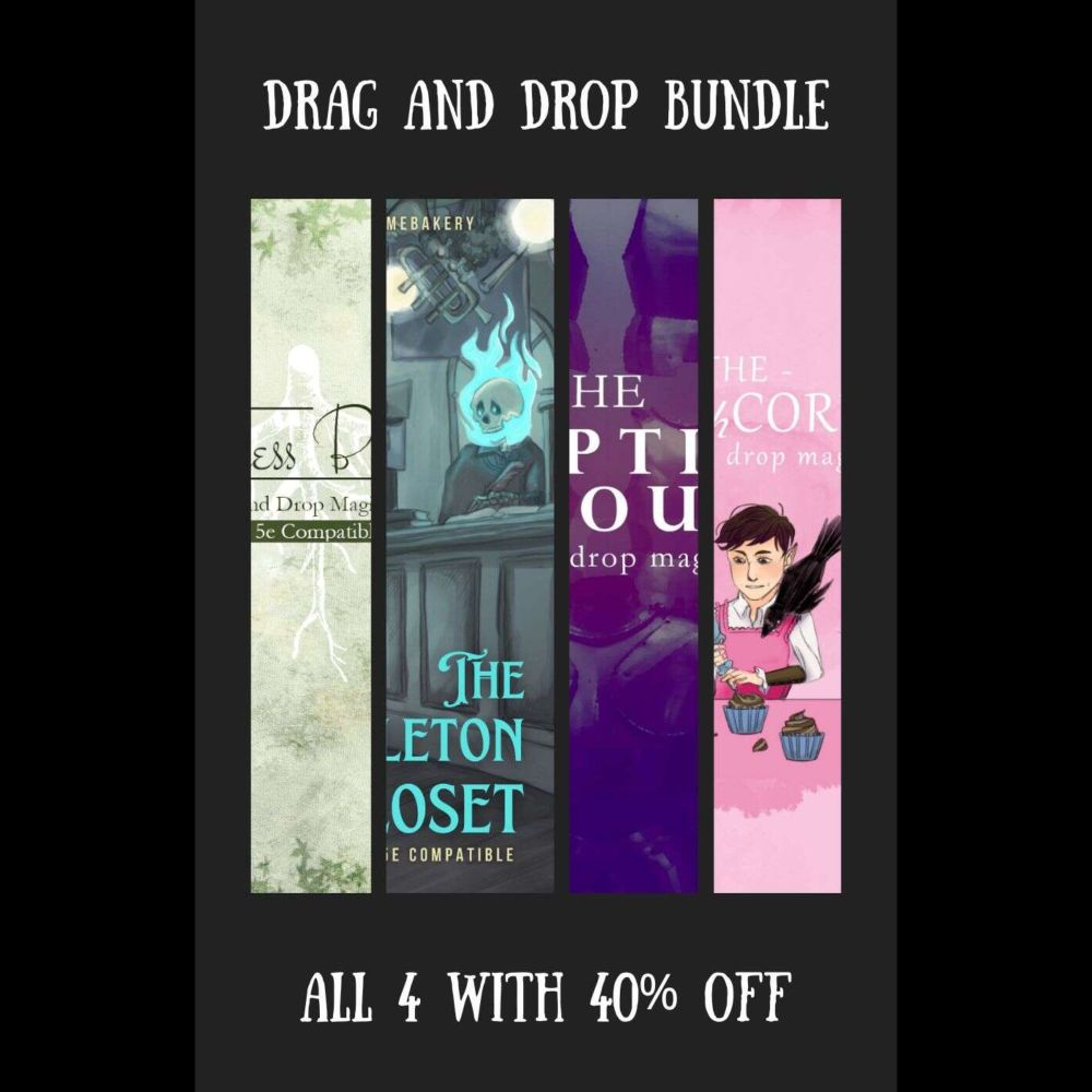 Drag and Drop Shop [BUNDLE] - The Homebakery | Drag and Drop Magic Shops | DriveThruRPG.com