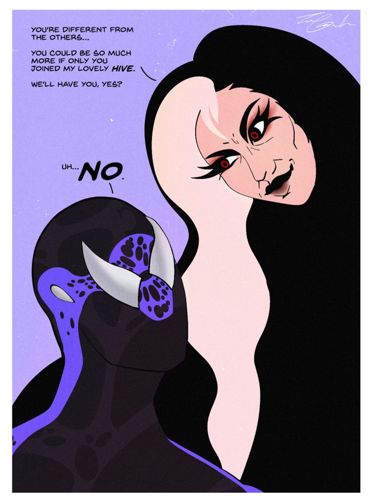 Vivvian approaches Tether in an attempt to add him to her "hive."