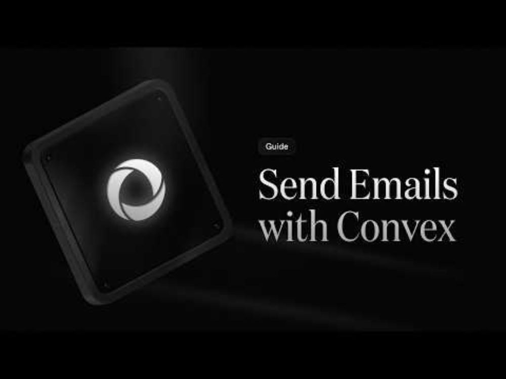 How to send emails with Convex