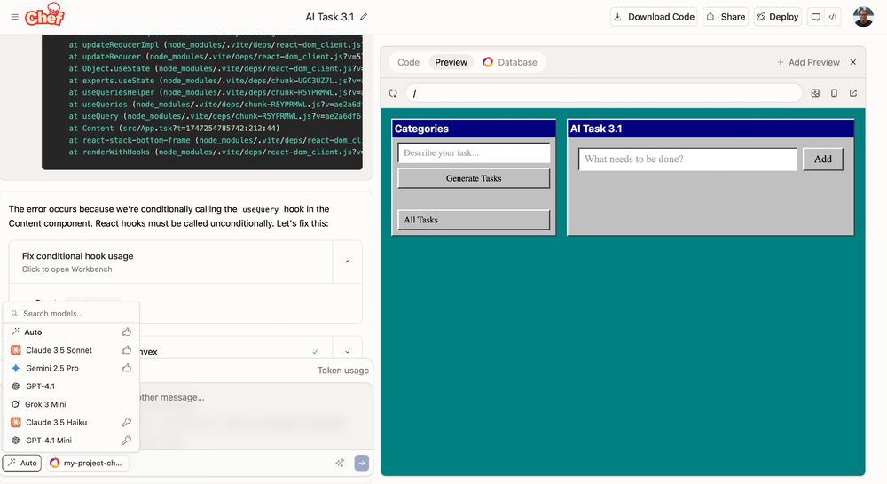 Gemini 2.5 pro - Faster replies, less token use, and a cleaner UI—so you ship faster with fewer blockers.