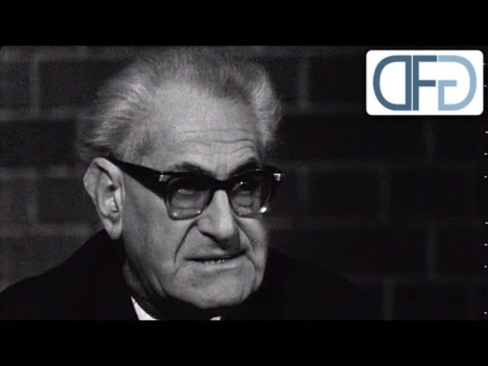 Fritz Bauer im Frankfurter Kellerklub 1964