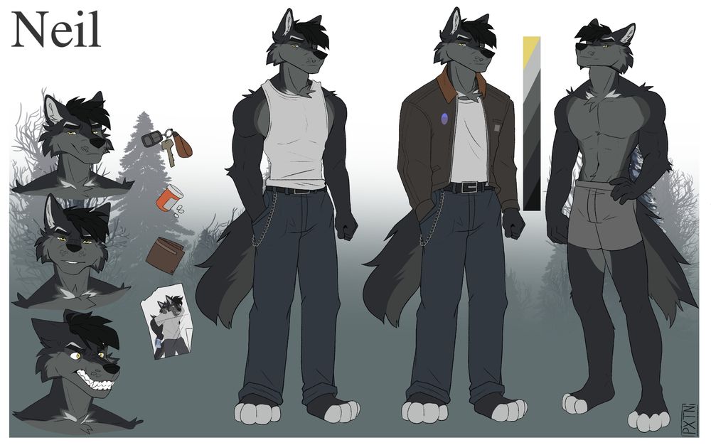 My first ever ref sheet for one of my OCs