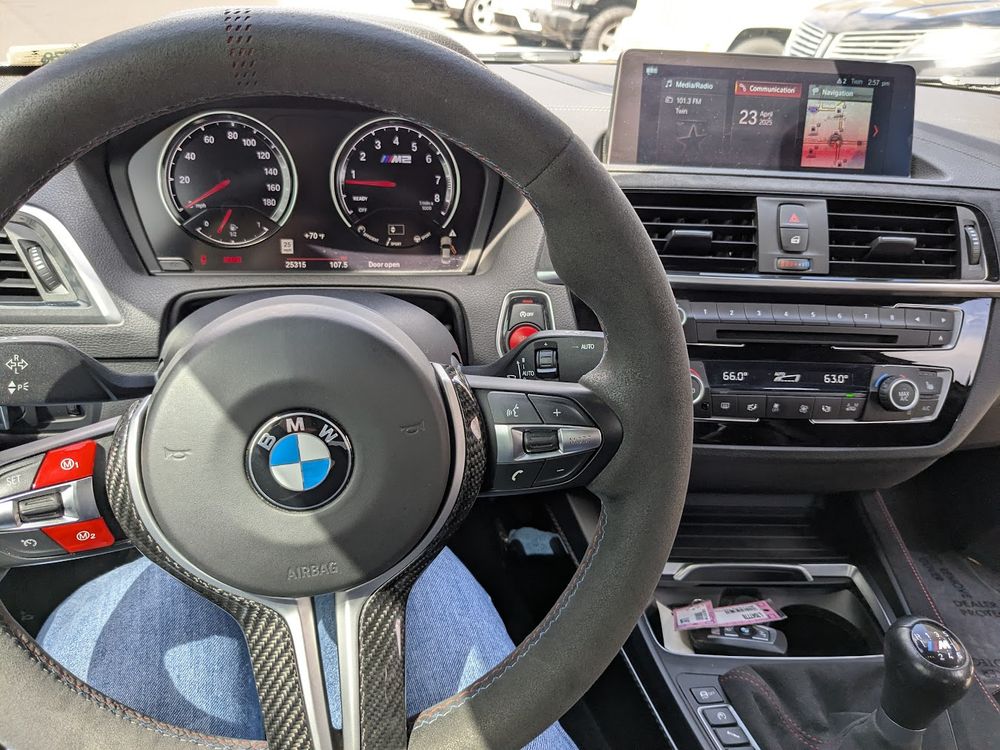 BMW M2 interior.