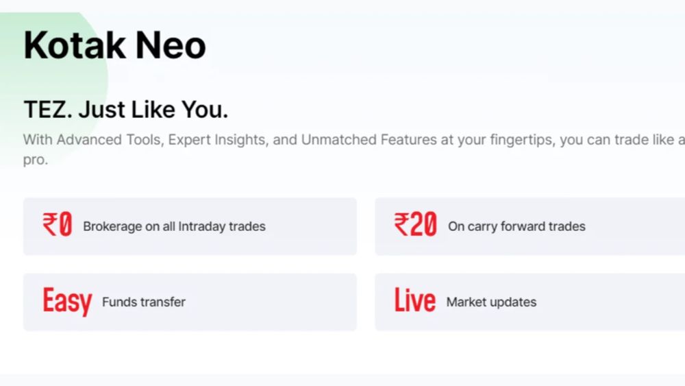 Kotak NEO Trading App: Zero Brokerage, MTF, and Portfolio Tracker – Complete Review & Fees - Tech Chilli