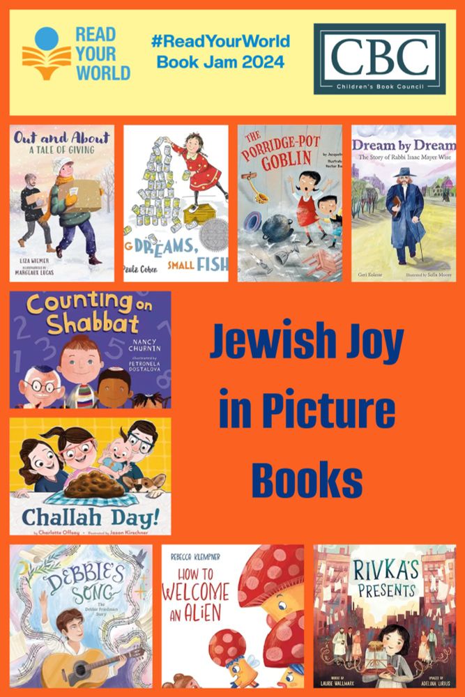 Jewish Joy in Picture Books + 2 Signed Book GIVEAWAY // #ReadYourWorld Book Jam 2024 - Multicultural...