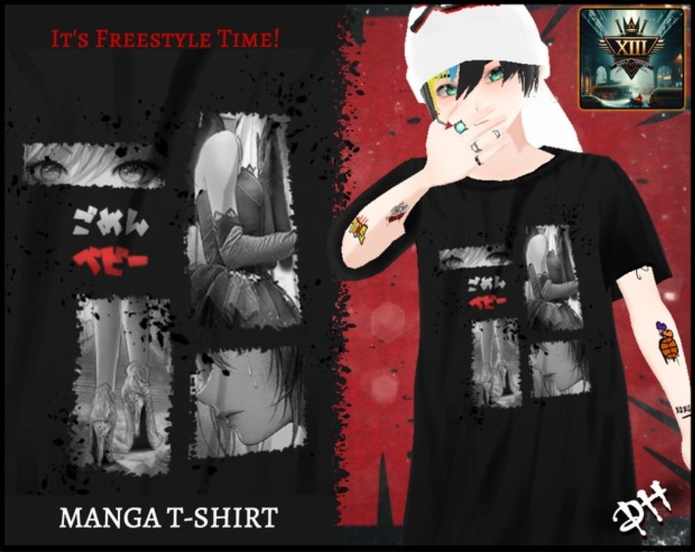 Manga Shirt | マンガシャツ - Doll House - BOOTH