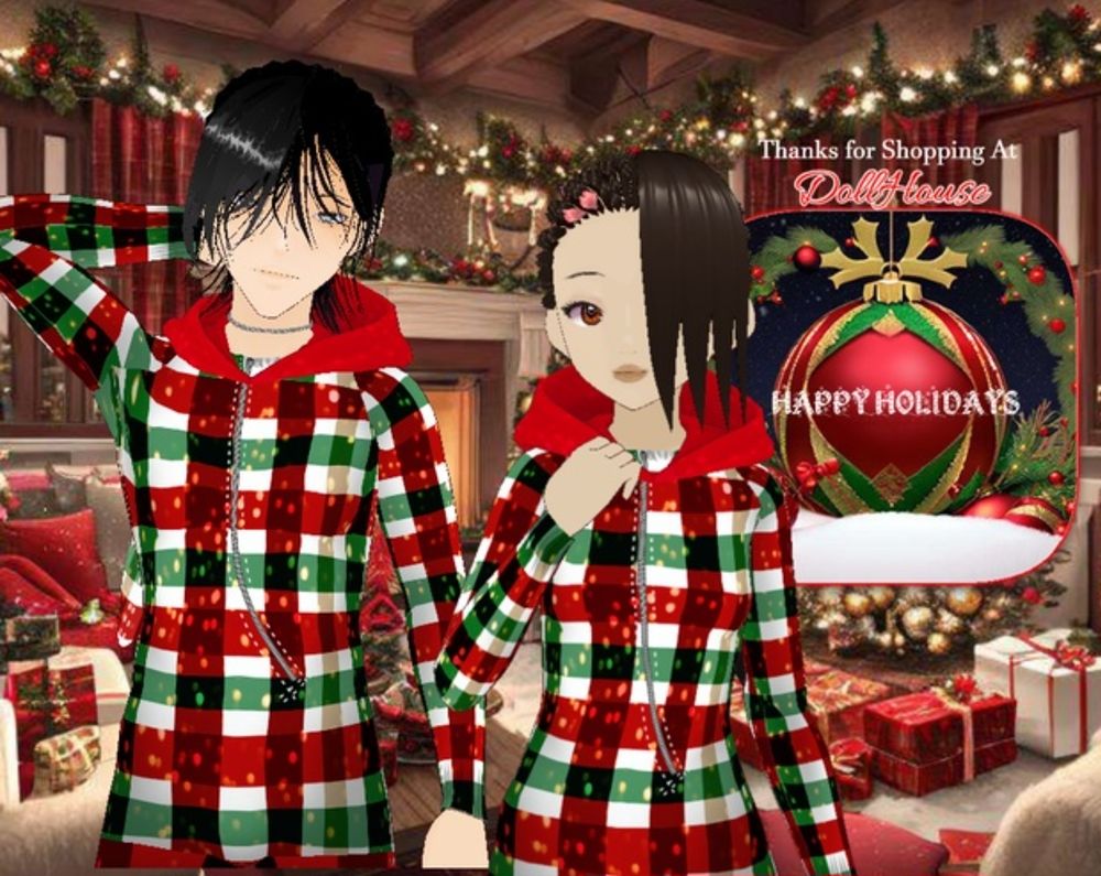 Gingham Pajamas|ギンガムチェックパジャマ - Doll House - BOOTH