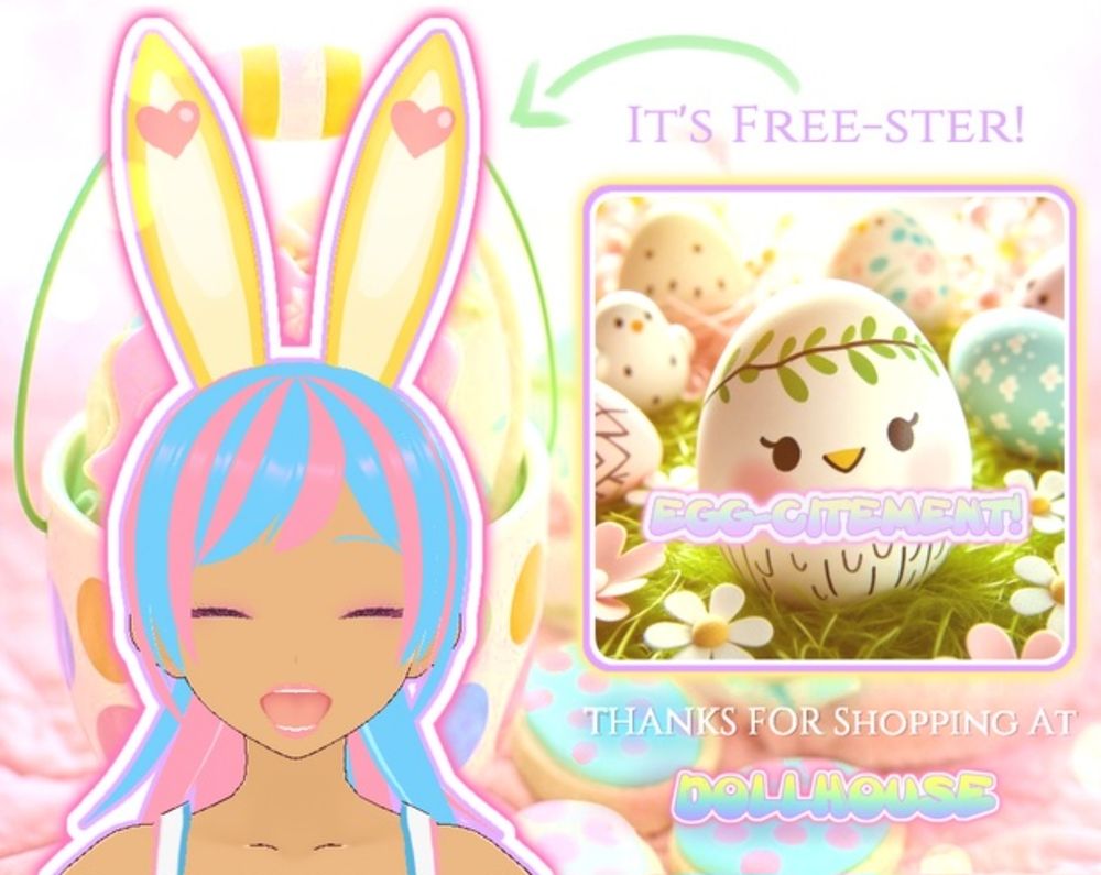 Mellow Yellow Rabbit Ears | まろやかな黄色のウサギの耳 - Doll House - BOOTH