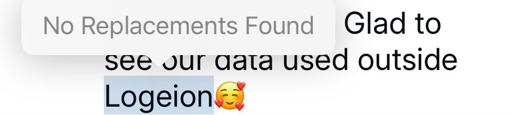 iOS spellcheck says there is "no replacements" are found for Logeion.😂