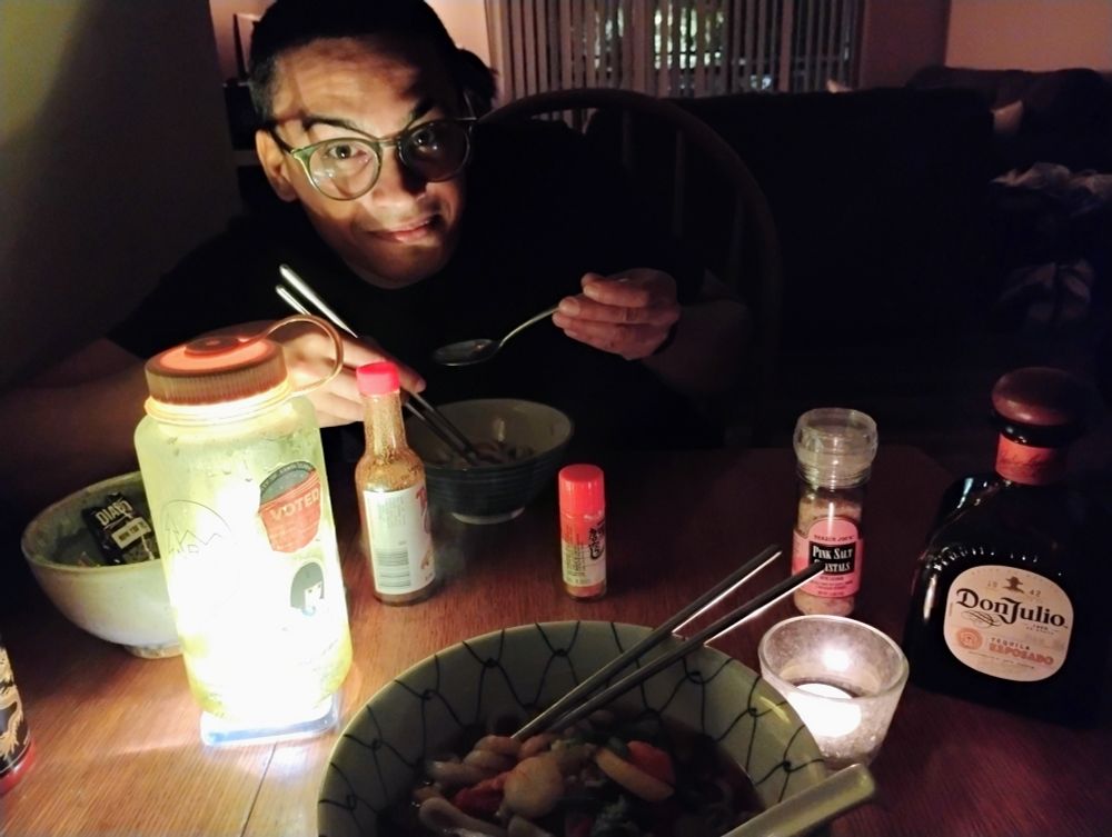 Sexy candlelit dinner