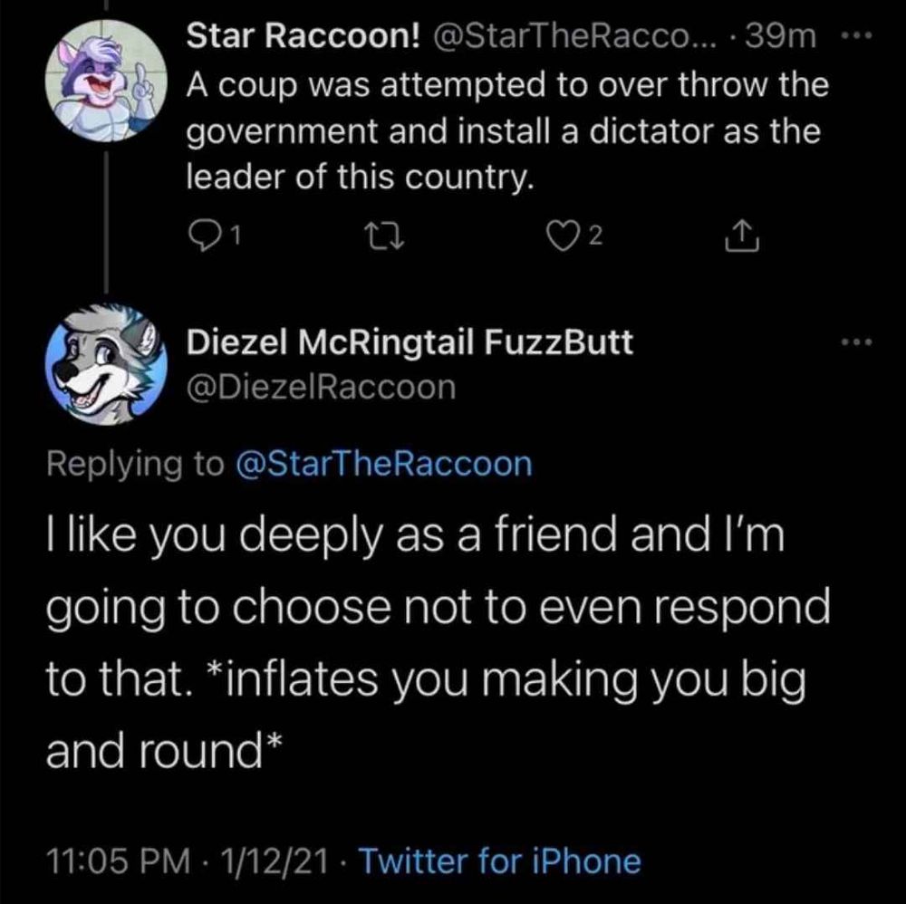 the legendary message "inflates you making you big and round"