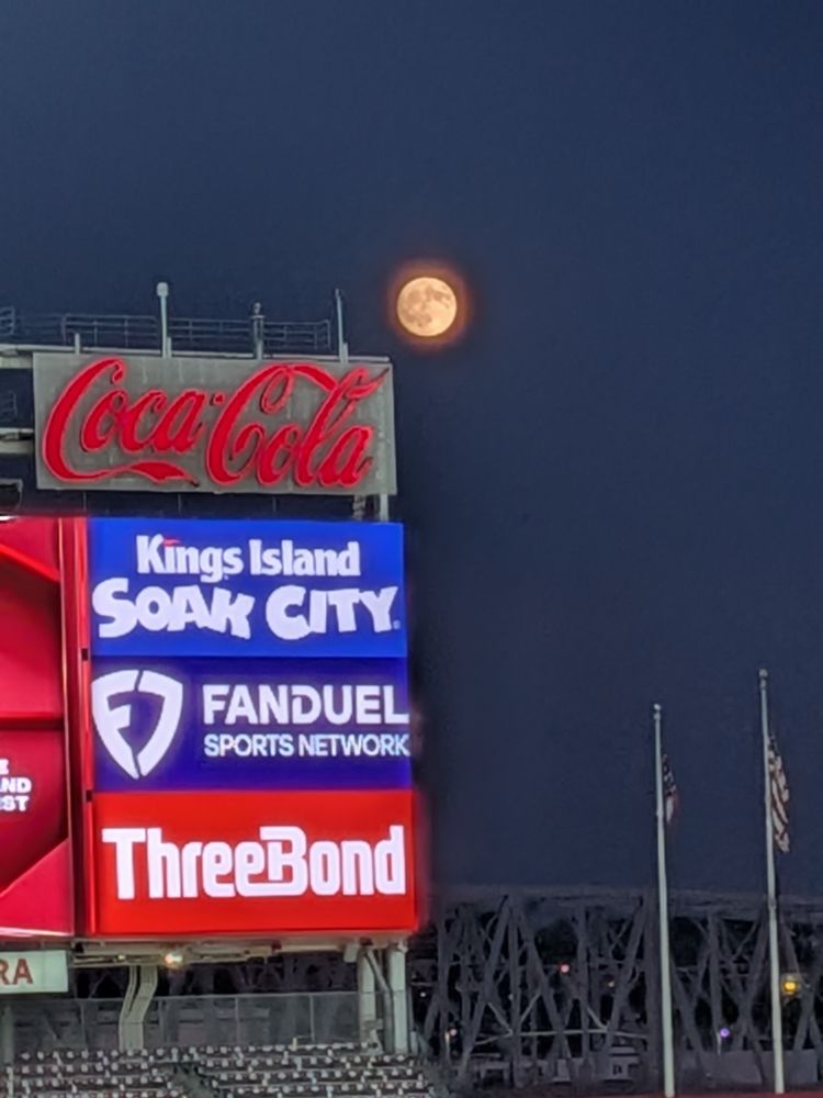 The moon over GABP