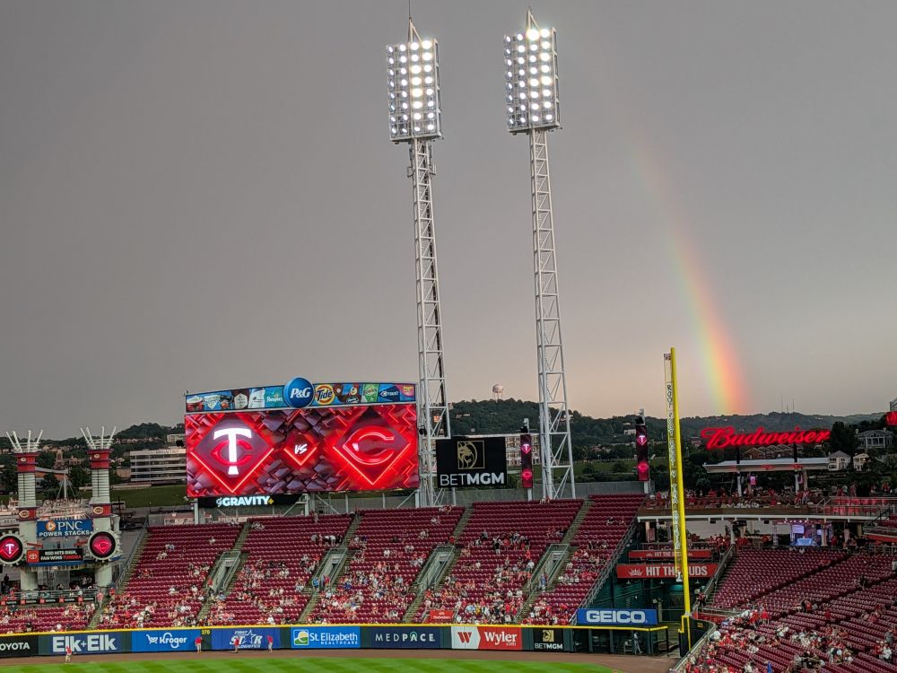 Rainbow at GABP 