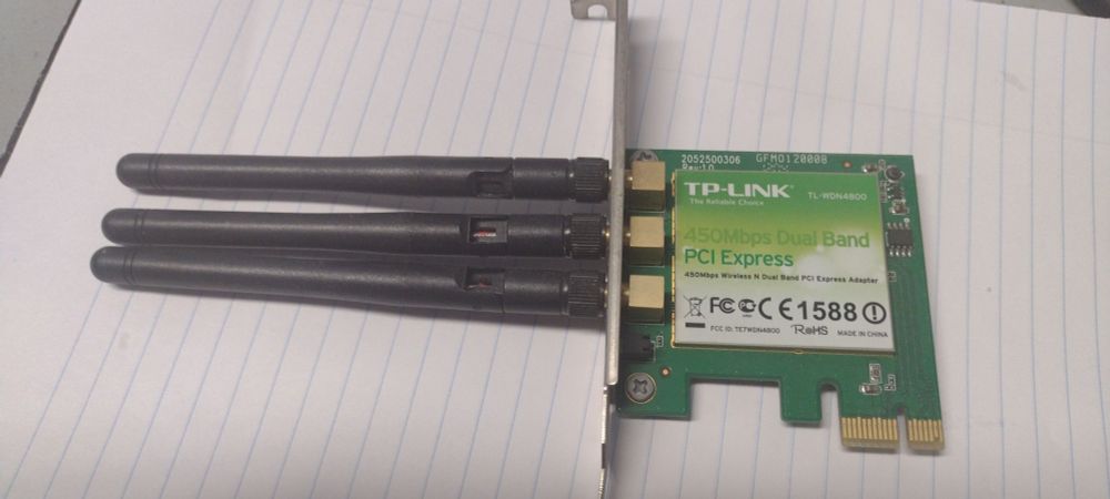 Hardware for a Dual Band Wireless PCIe device.