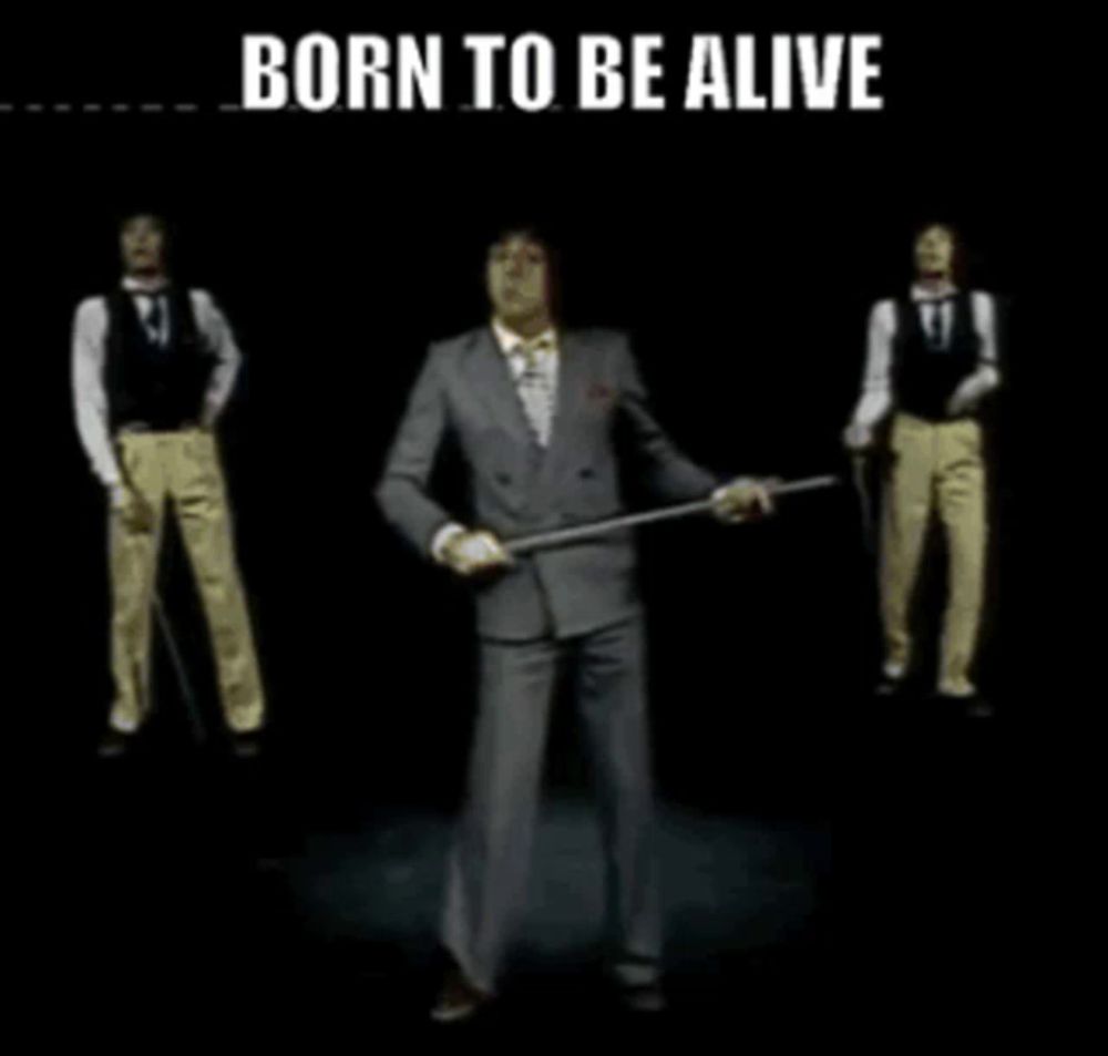 Patrick Hernandez Born To Be Alive GIF