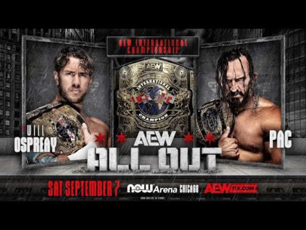 Will Ospreay versus Pac AEW All Out 2024 Highlights